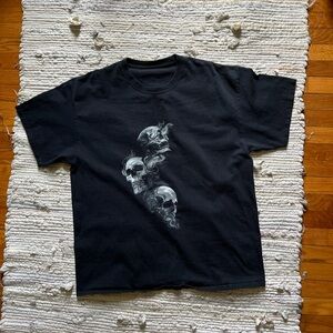 Skulls & Smoke Boxy Graphic Tee